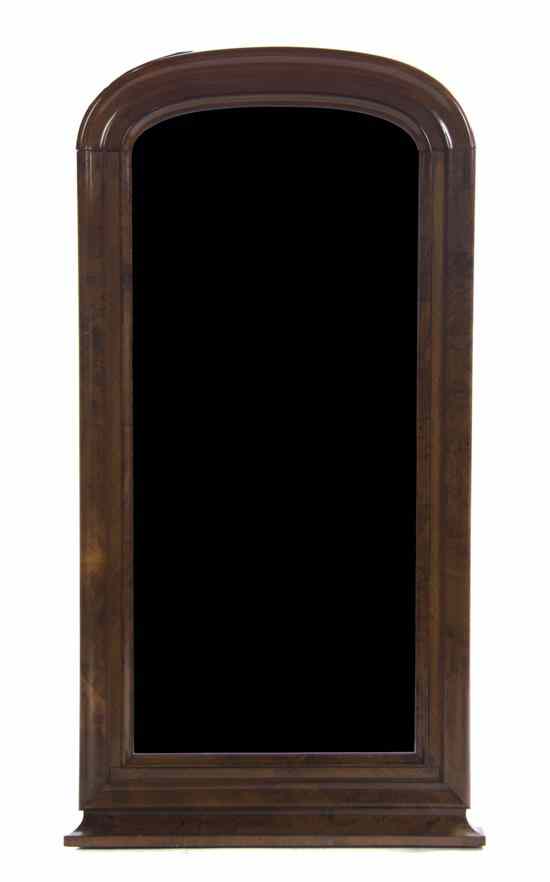 Appraisal: A Biedermeier Mahogany Pier Mirror of rectangular form having an