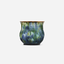 Appraisal: George E Ohr VASE USA - glazed earthenware h dia