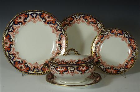 Appraisal: An early th century Royal Crown Derby Imari palette part