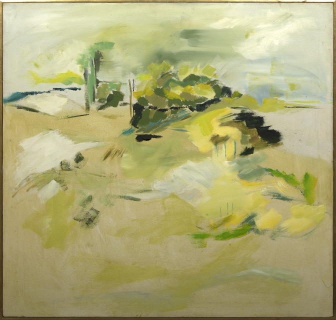 Appraisal: Christina Baklanoff American Contemporary Abstracted Landscape c oil on canvas