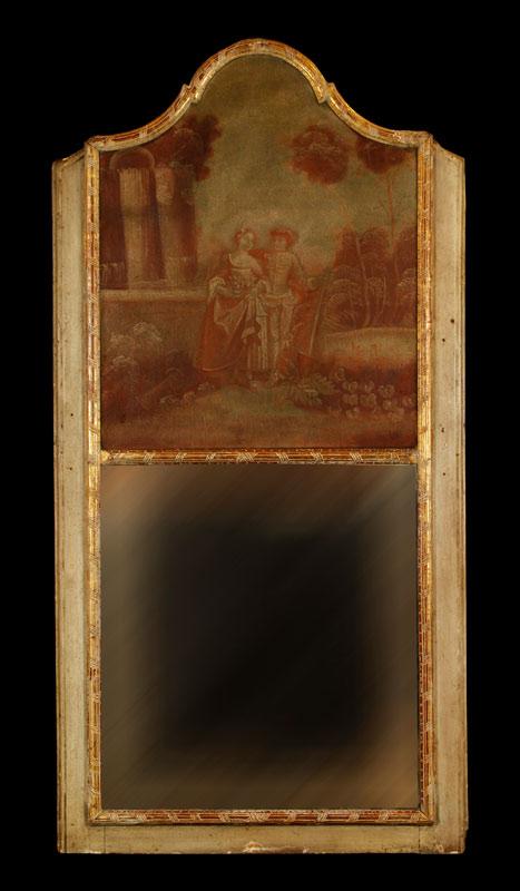 Appraisal: - Early th C French Trumeau Mirror Early th Century