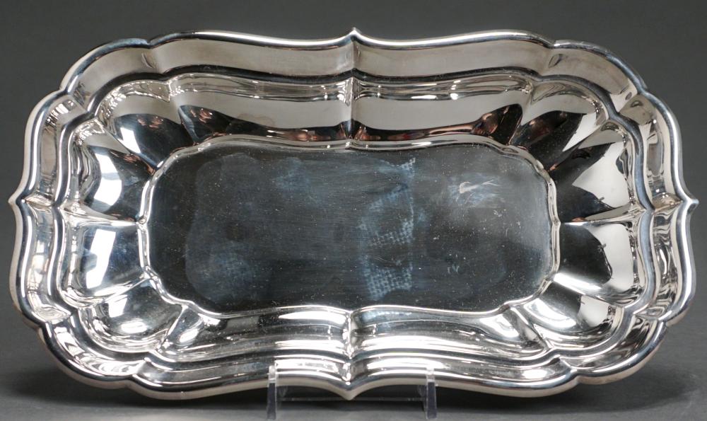 Appraisal: Reed Barton Sterling Silver 'Windsor' X R Scalloped Dish L