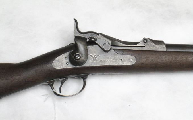 Appraisal: U S SPRINGFIELD MODEL TRAPDOOR RIFLE - caliber barrel blued