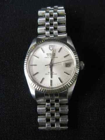 Appraisal: Rolex Tudor Model Man's Wristwatch stainless self-winding excellent