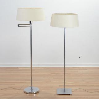 Appraisal: Hansen NY steel floor lamps Hansen NY steel floor lamps