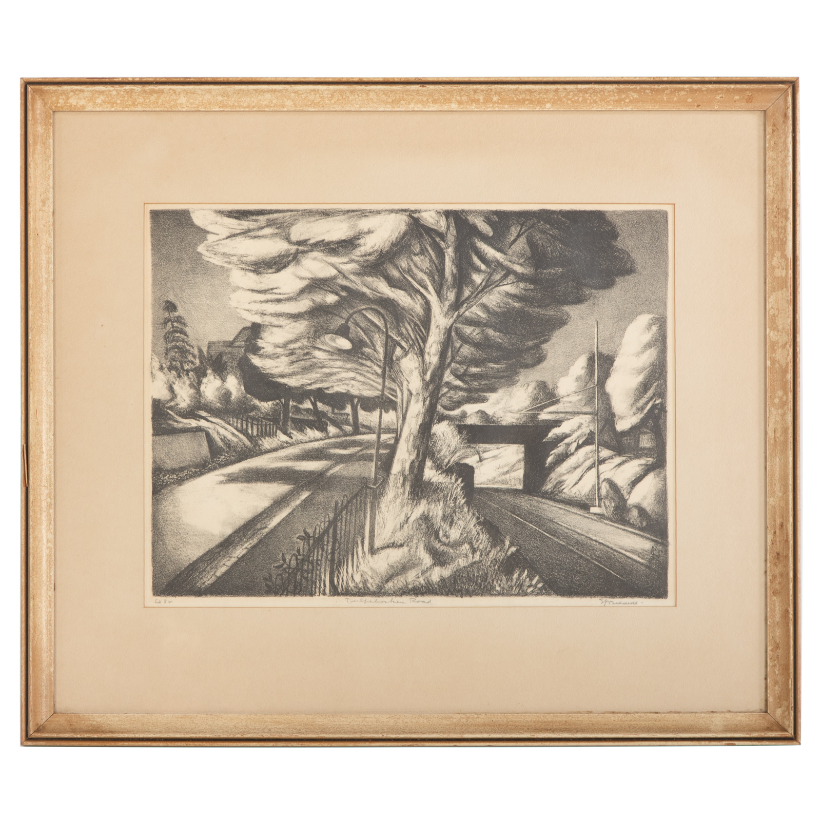 Appraisal: BENTON MURDOCH SPRUANCE TULPEHOCKEN ROAD American - Lithograph ed signed