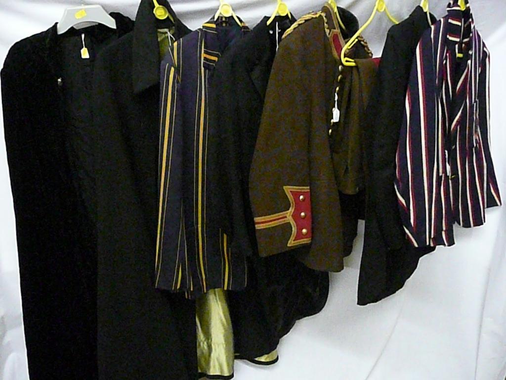 Appraisal: A vintage concierge usher uniform one lady's stripe blazer one