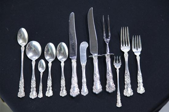 Appraisal: SET OF STERLING SILVER FLATWARE Gorham Buttercup pattern service for