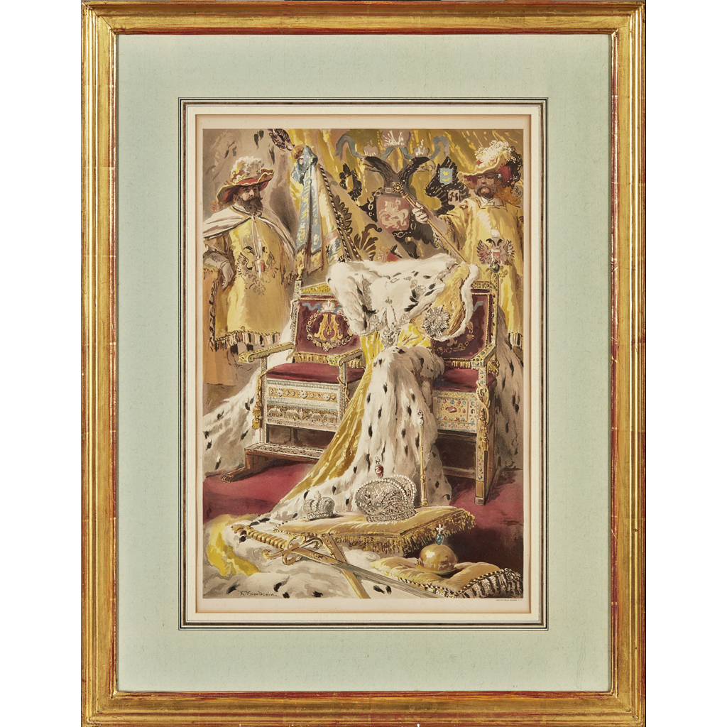 Appraisal: AFTER KONSTANTIN MAKOVSKII RUSSIAN - CORONATION OF EMPEROR ALEXANDER III