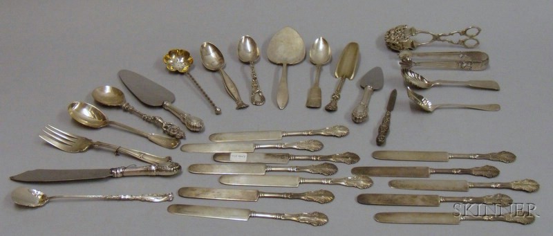 Appraisal: Approximately Thirty Pieces of Assorted Sterling Silver and Silver Plated