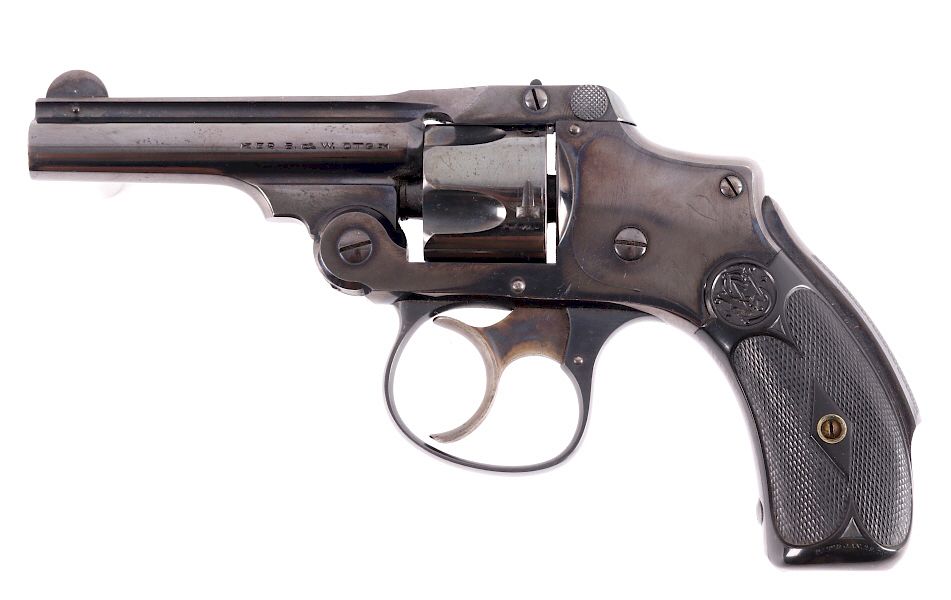 Appraisal: Smith Wesson Safety Hammerless Revolver Offered for sale is a