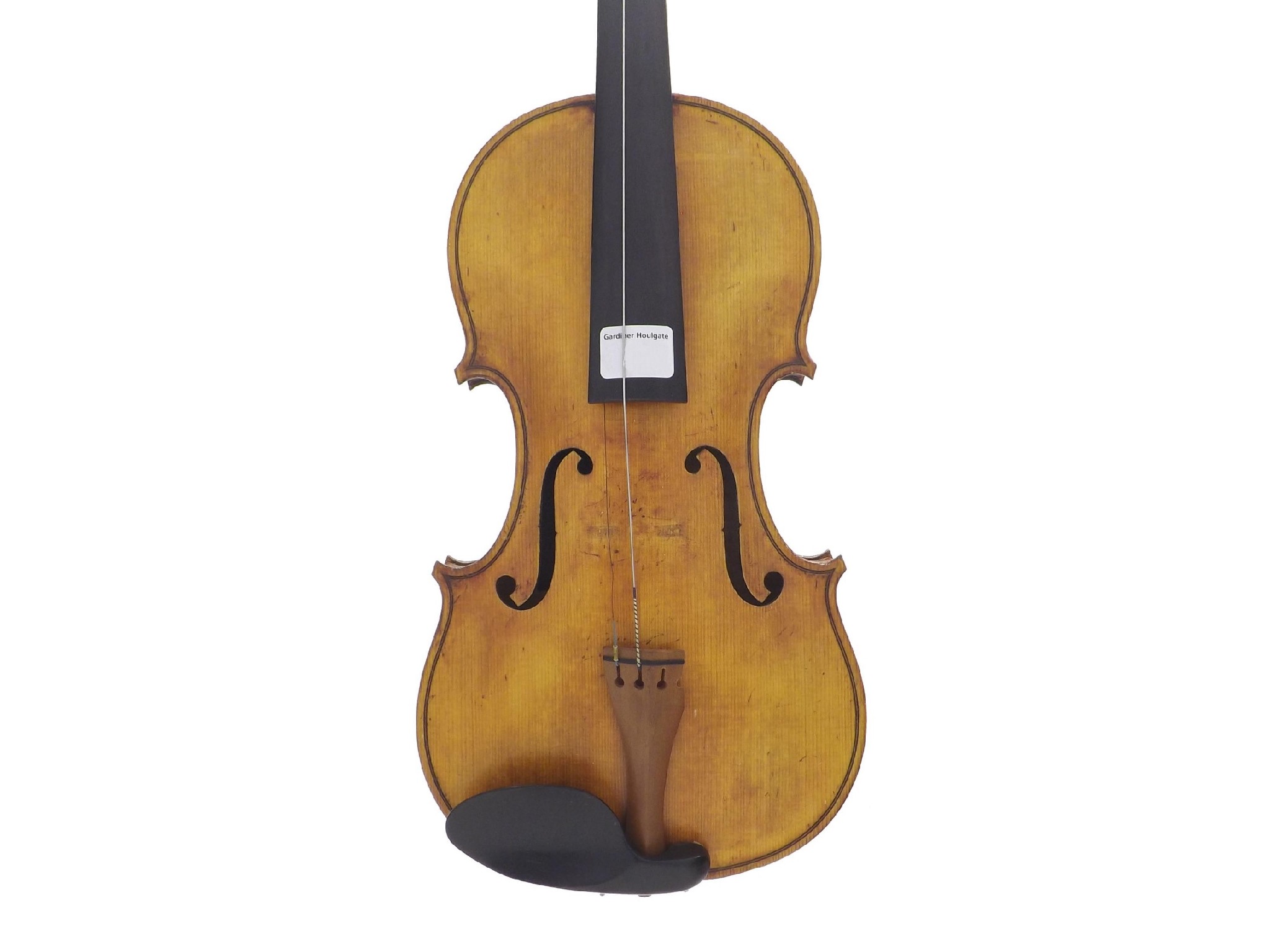 Appraisal: English violin by and labelled Anthony Perry Maker Number Wolverhampton