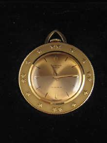 Appraisal: An ct gold pocket watch in the form of a