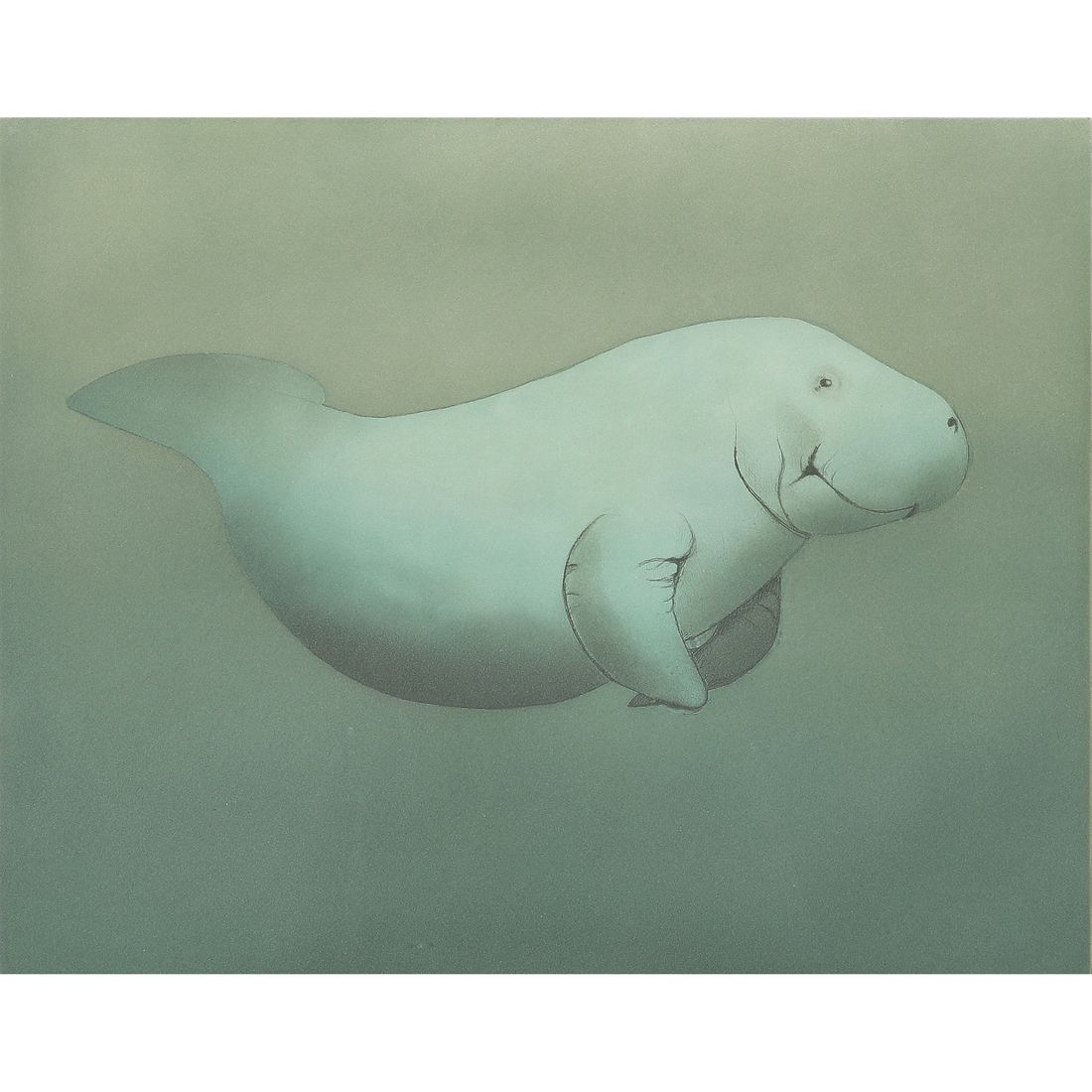 Appraisal: PRINT BETH VAN HOESEN Beth Van Hoesen American - Manatee