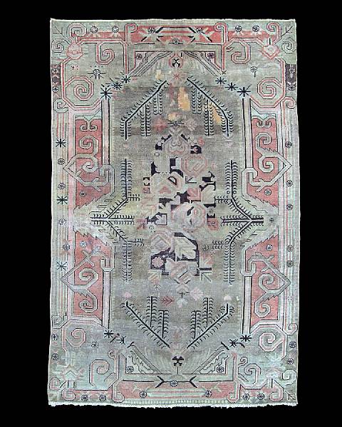 Appraisal: A Khotan rug East Turkestan second quarter th century size