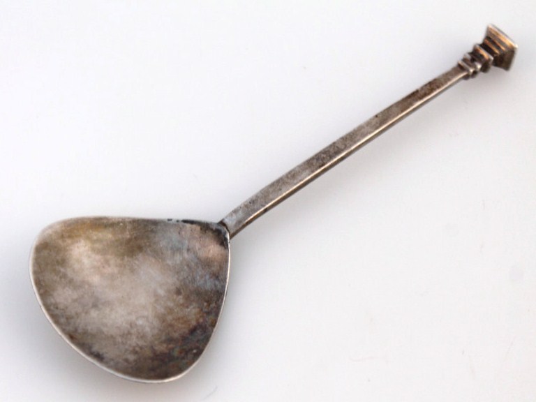 Appraisal: A George V silver Arts and Crafts spoon by S