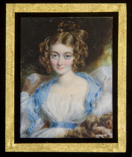 Appraisal: ATTRIBUTED TO SIMON JACQUES ROCHARD FRENCH - A MINIATURE PORTRAIT