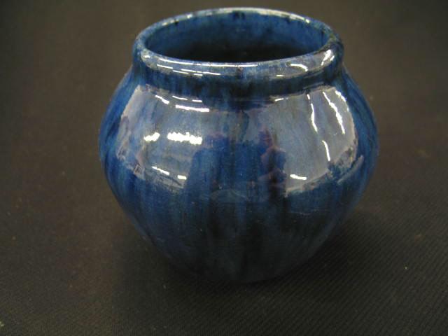 Appraisal: Zaneware Art Pottery Vase rich dark blue glaze tall