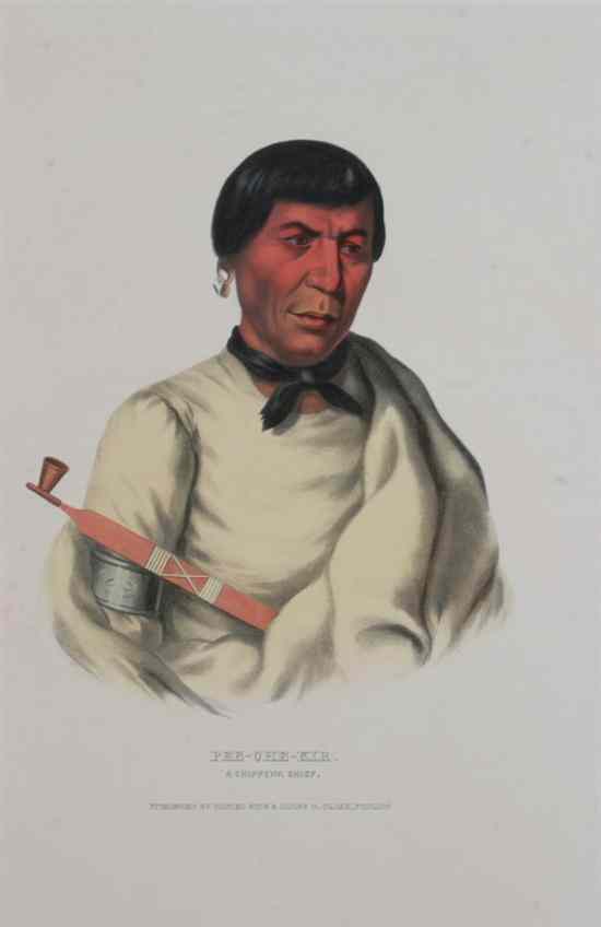 Appraisal: THOMAS MCKENNEY AND JAMES HALL PEE-CHE KIR A CHIPPEWA CHIEF