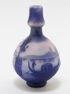 Appraisal: Cristallerie de Pantin DeVez Cameo Glass Vase FRANCE EARLY TH