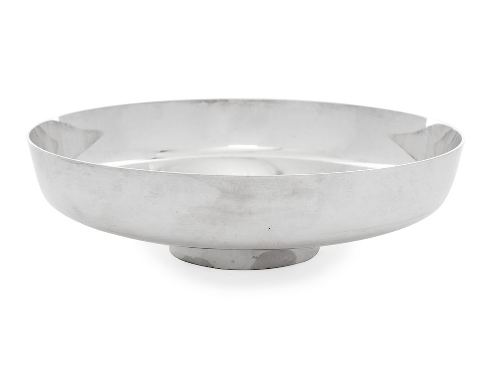 Appraisal: A Danish Silver Dish A Danish Silver Dish Henning Koppel