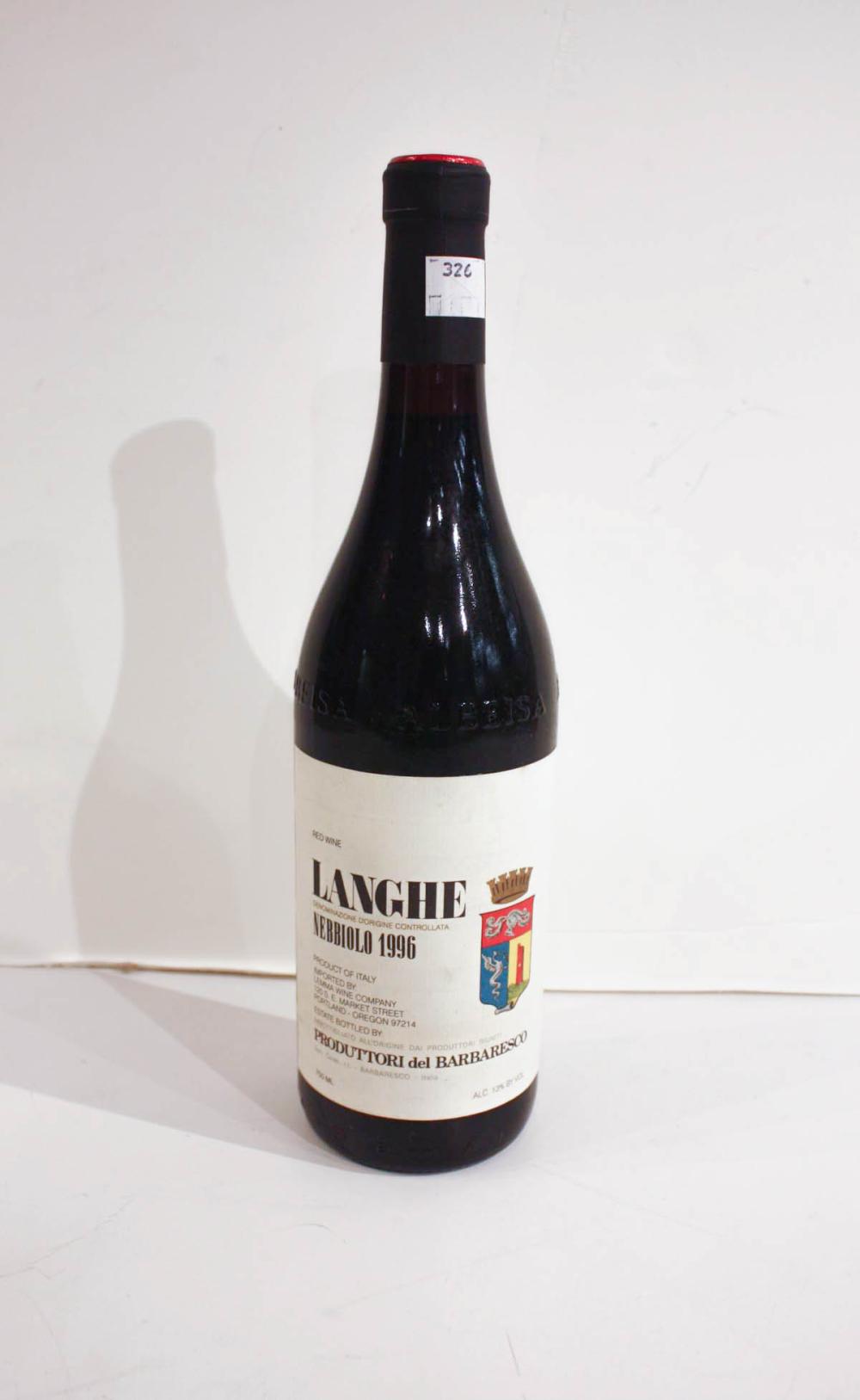 Appraisal: ITALIAN RED WINE COLLECTION bottle Barbaresco Porta Produttori del Barbaresco