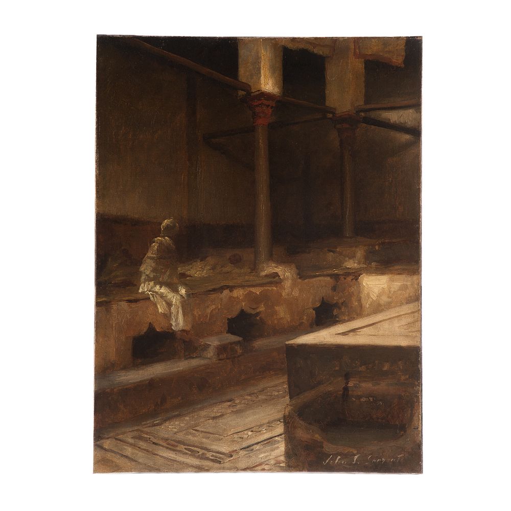 Appraisal: Attb John Singer Sargent Turkish Baths oil American - Oil