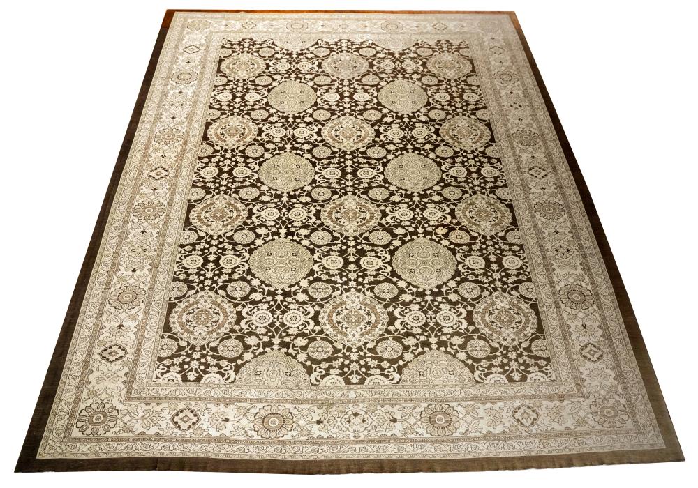 Appraisal: INDO-PERSIAN RUGlate th century wool on cotton foundation Provenance The