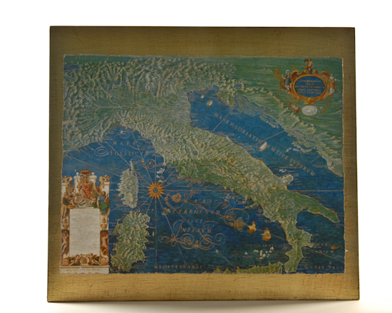 Appraisal: Map of Italy from Vatican Gift Shop Miniature of map