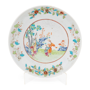 Appraisal: A Chinese Famille Rose Porcelain 'Ladies and Boys' Dish Qianlong