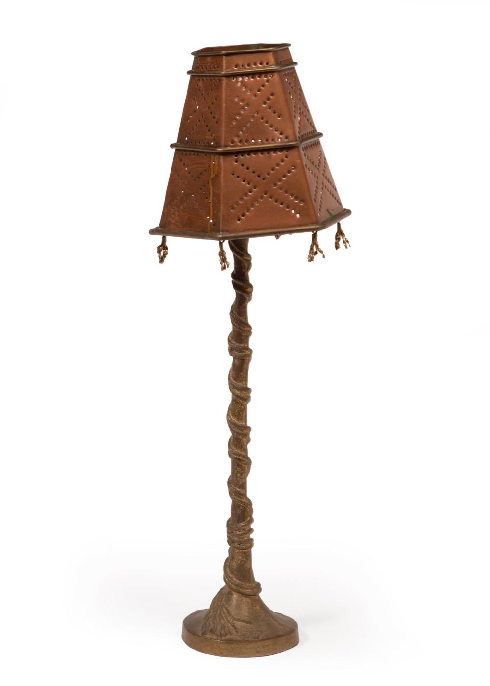 Appraisal: FRENCH BRONZE TABLE LAMPFrench Bronze Table Lamp late th c