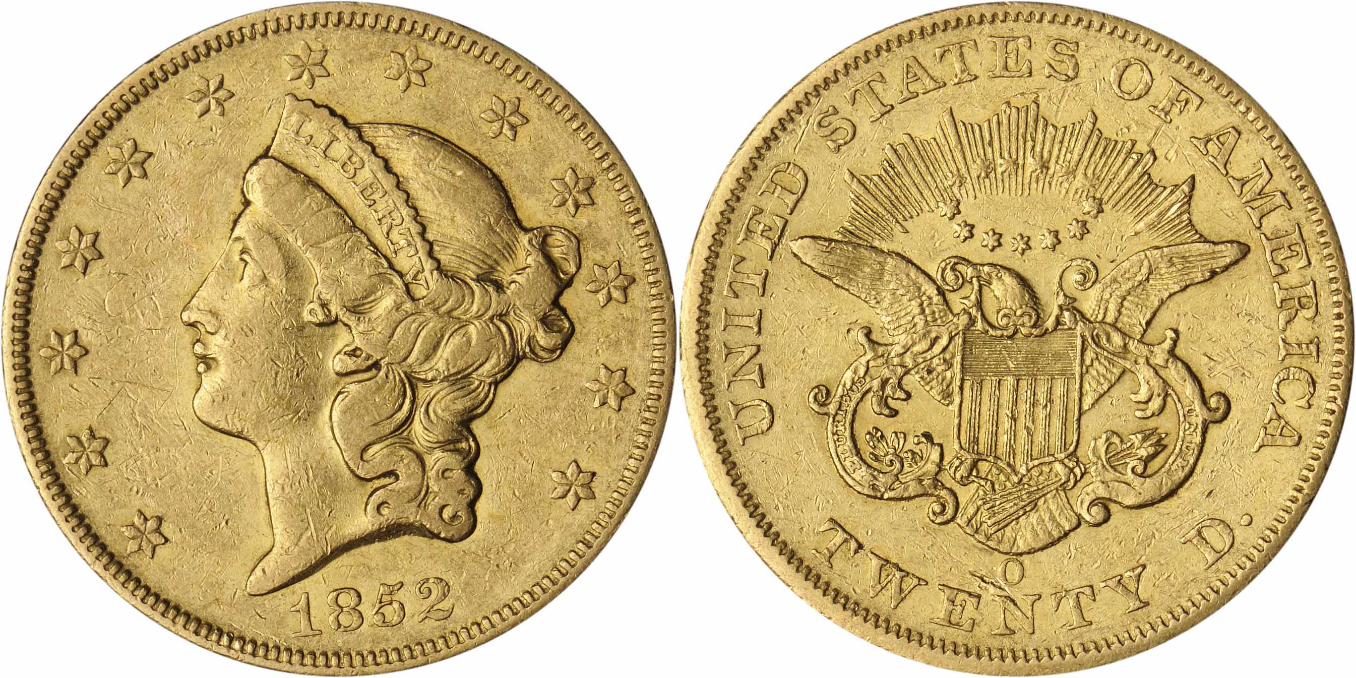 Appraisal: -O The -O double eagle while scarce overall is one