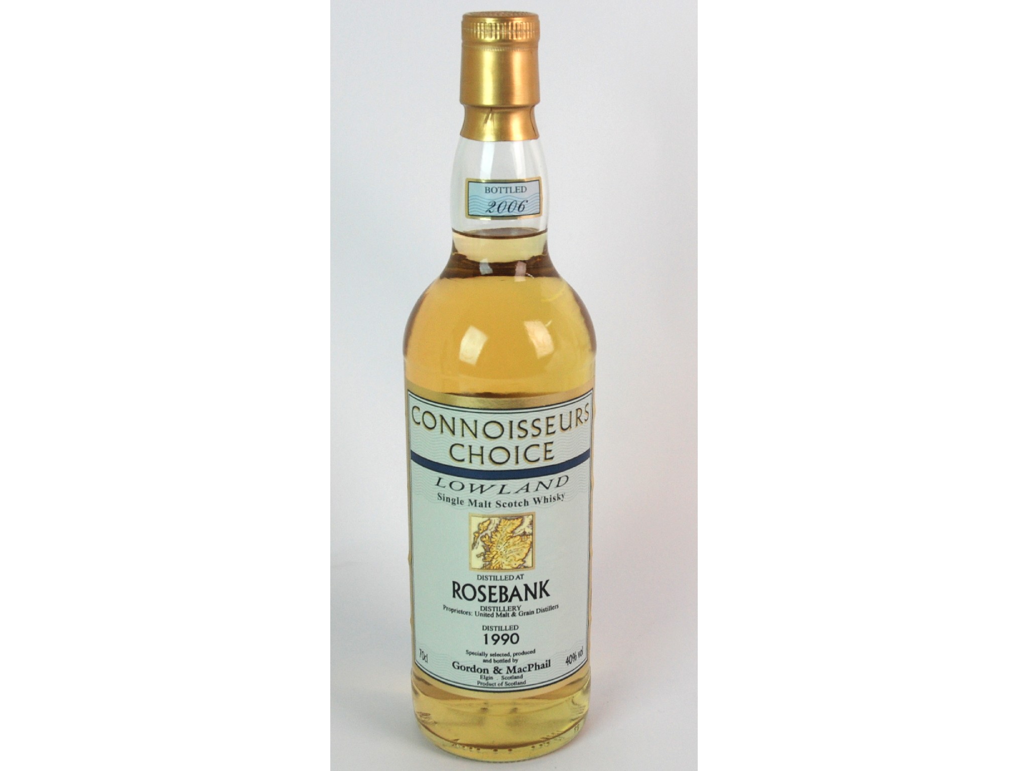 Appraisal: Connoisseurs Choice single malt whiskydistilled at Rosebank cl vol in