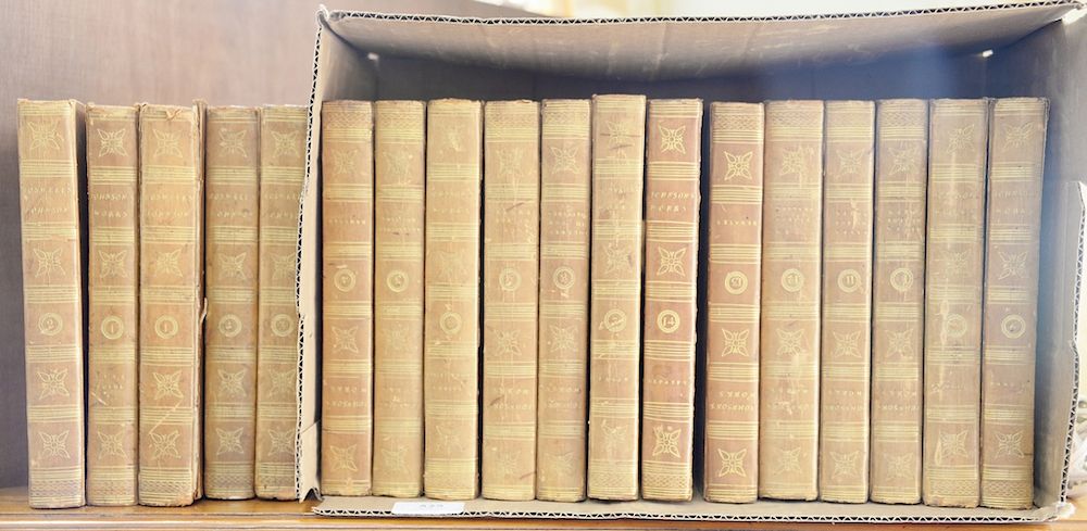 Appraisal: Works of Samuel Johnson in full leather volumes Provenance Estate