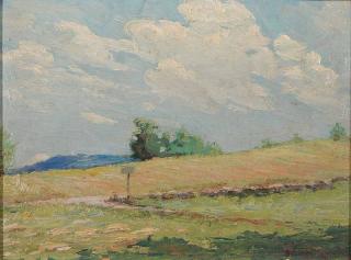 Appraisal: Orlando Rouland oil Orlando Rouland American - - Summer Landscape-