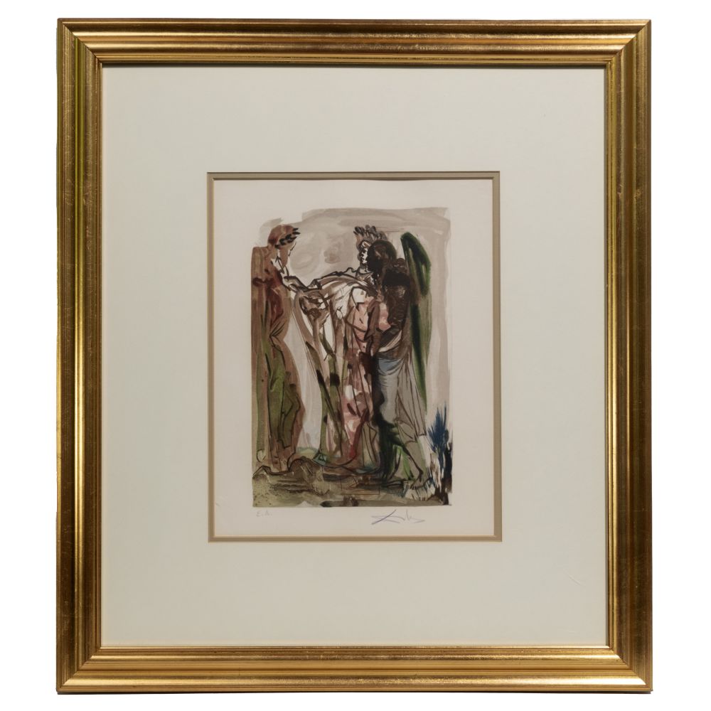 Appraisal: SALVADOR DALI SPANISH - PURGATORY CANTO THE PROUD ONES WOOD