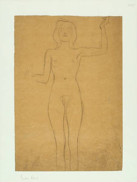 Appraisal: n a Gustav Klimt Austrian - Standing Full Length Female