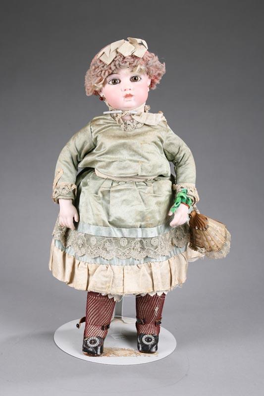 Appraisal: BRU DOLL Bisque head and hands with a kid body