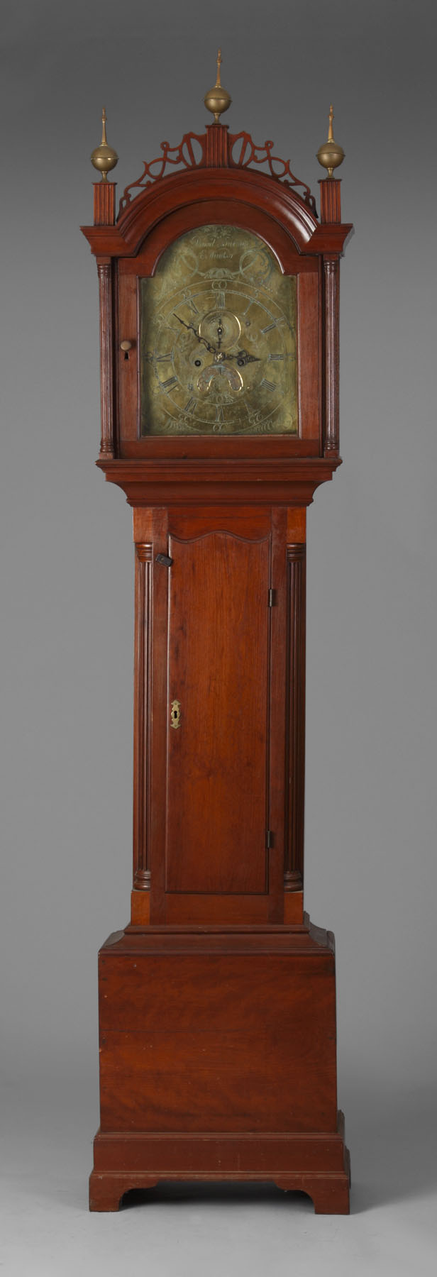 Appraisal: Daniel Burnap E Windsor CT Chippendale Cherry Tall Case Cherry