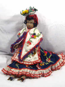 Appraisal: A Mexican doll circa cm tall