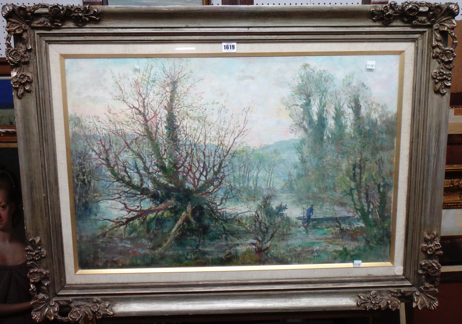 Appraisal: Charles Ernest Cundall - By the Arun Sussex oil on