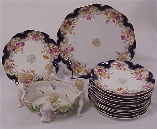 Appraisal: Rosenthal round '' platter along with twelve matching '' plates