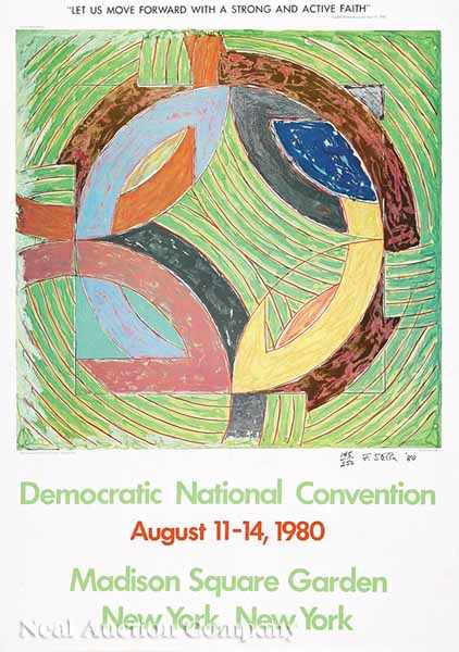 Appraisal: Frank Stella American b Democratic National Convention August - Madison