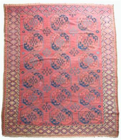 Appraisal: Ersari Turkoman carpet south turkestan circa late th century ft