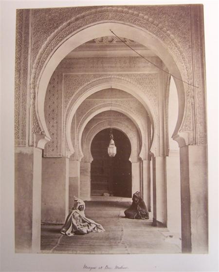 Appraisal: Algeria Spain An album of albumen prints c 's pasted