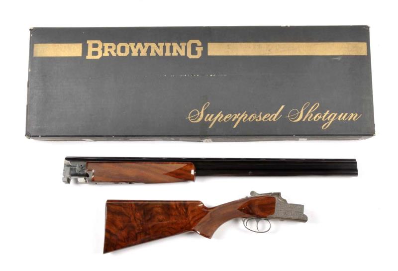 Appraisal: Belgium Browning Superposed G Shotgun Serial C This is a