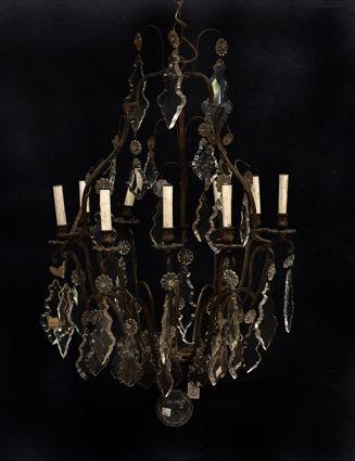 Appraisal: Louis XV-Style Eight-Light Chandelier