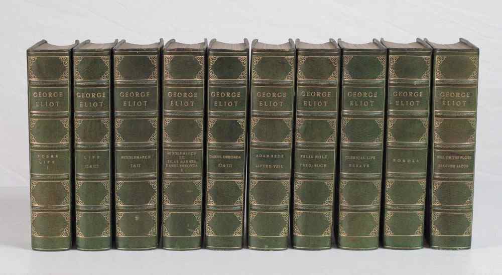 Appraisal: VOLUME THE WORKS OF GEORGE ELIOT Complete volume set pulished