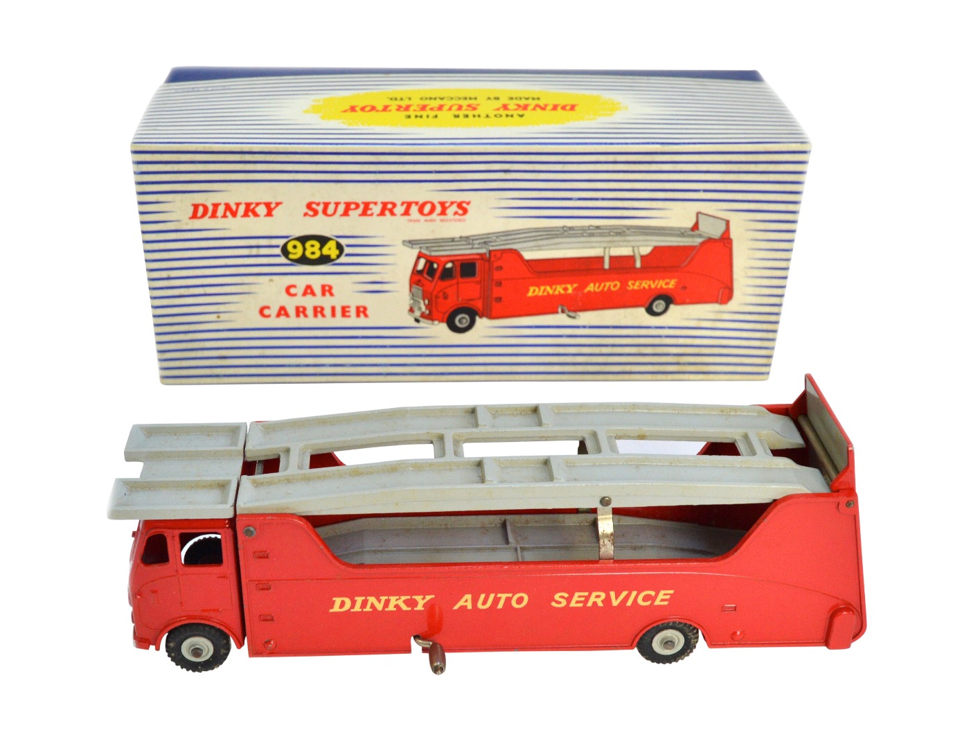 Appraisal: A Dinky Supertoys car carrier boxed Illustrated