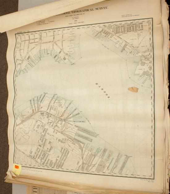 Appraisal: Maps About topographical maps of Baltimore and environs mostly published